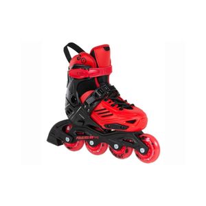 Powerslide Kinder Inline Skate Khaan Junior LTD Red, größenverstellbar, für Fitness, Urban und Inline Hockey, für Mädchen und Jungen