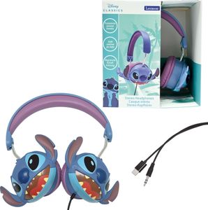 Skládací drátová stereofonní sluchátka Stitch s ovládáním hlasitosti
