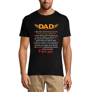 Herren Grafik T-Shirt Papa ich liebe dich - emotional – Dad I Love You - Emotional – Öko-Verantwortlich Vintage Jahrgang Kurzarm Lustige Druck