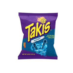 Takis Blue Heat gerollte Maischips mit Chili Geschmack 92g