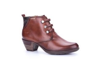 Pikolinos Damen Stiefelette Ankle Boot Leder Nieten Rotterdam 902-8746, Größe:39 EU, Farbe:Braun