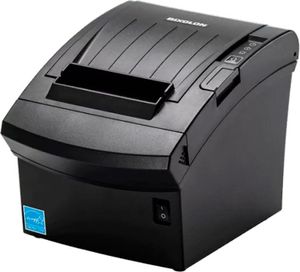 BIXOLON SRP-350plusV, Cutter, USB, Ethernet, schwarz Bondrucker, Thermodirekt, 7 Punkte/mm (180dpi), Medienbreite (max): 80mm, Druckbreite (max.): 72mm, Rollendurchmesser (max.): 83mm, Geschwindigkeit (max.): Cutter, optischer Sensor, USB (2.0), Ethernet, RAM: 64MB, Flash: 64MB, BXL/POS, Zubehör, inkl.: Netzteil, Netzkabel, Bonrolle, Farbe: schwarz (SRP-350plusVK)
