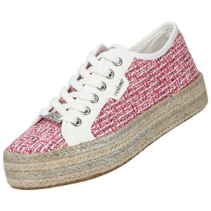 Rieker Women's Low Sneaker Pink Textile Veľkosť: 38