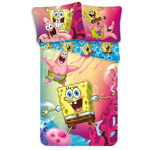 Obliečky Sponge Bob 02 140x200 70x90 cm 100% Bavlna Jerry Fabrics