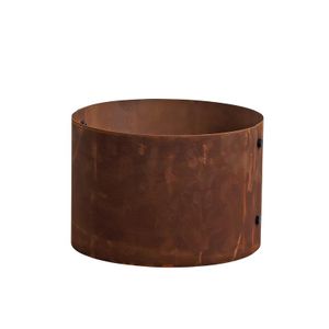 Pflanzring Metallring Stahl Hochbeet 40 cm Pflanzgefäß Pflanzkübel Rost Ring