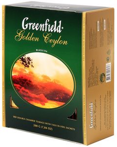 Tee "Greenfield" Golden Ceylon 100 Beutel je 2g (200g) Чай Голден Цейлон