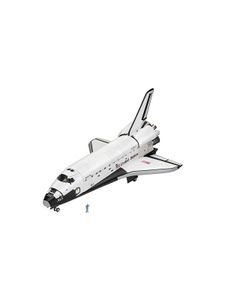 Geschenkset Space Shuttle, Jubiläumsset, Revell Modellbausatz mit Basiszubehör im Maßstab 1:72, 111 Teile, 48,9 cm