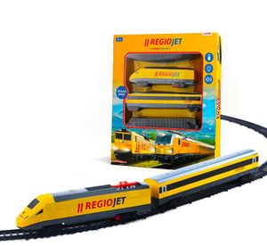 RegioJet-Zug mit Ton und Licht