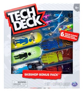 Tech Deck Set Sk8Shop 6 Skateboard Bonus Pack Girl + Zubehör