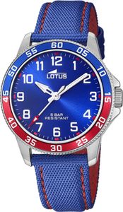 Lotus Kinder Jugend Uhr Armbanduhr 18787/1 Ledertextilarmband blau Lotus Kinder Jugend Uhr Armbanduhr 18787/1 Ledertextilarmband blau