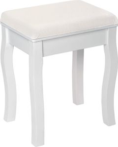 tectake Toaletný stolík Stolička Rose Pattern - biela