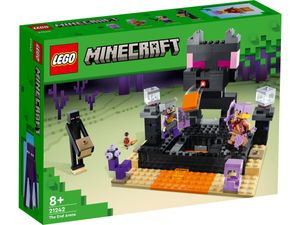 LEGO 21242 Minecraft Die End-Arena Set, 'Player-vs-Player Battle' Action-Spielzeug mit Lava, Enderdrache und Enderman-Figur, Geschenk für Kinder ab 8 Jahren