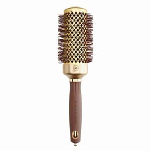 Olivia Garden Bürste Olivia Garden Wavy Bristles Gold&Brown Brush Ø45mm