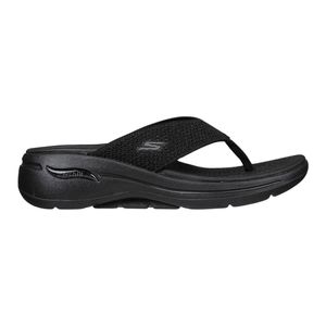 Skechers Go Walk Arch Fit Sandal - Luminous 140269-BBK, Flip-Flops, Damen, Schwarz, Größe: 38