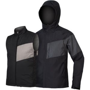 Endura Urban Luminite 3 in 1 II Jacke Herren Schwarz E9166BK größe M E9166BK/4