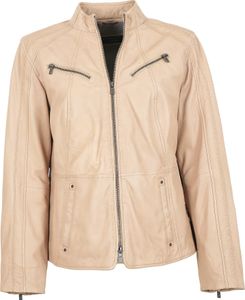 Jilani - Damen Lederjacke Oversize Lammnappa sand : 44 Jilani - Damen Lederjacke Oversize Lammnappa sand : 44