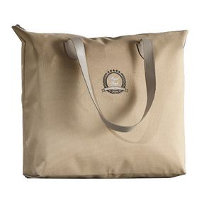 Handtasche beige Shopper Shopping Bag Tasche Tragetasche Henkeltasche