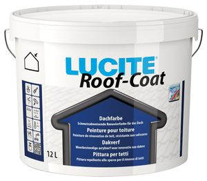 Lucite Roof-Coat Dachfarbe 5 Liter 9990 anthrazit