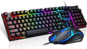 Extralink Gaming Set TF200 2v1, set klávesnica + myš, LED podsvietenie