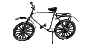 Hobbyfun 3470023 Miniatur Fahrrad schwarz Deko 9 cm Geldgeschenk Dekoration