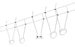 Paulmann Wire Systems DC Set DaisyLED 5x4W Chrom matt 230V/12V DC 30VA Metall6525
