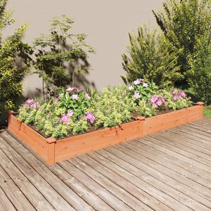 vidaXL Zvýšená posteľ s vložkou hnedá 240x120x25 cm masívne jedľové drevo