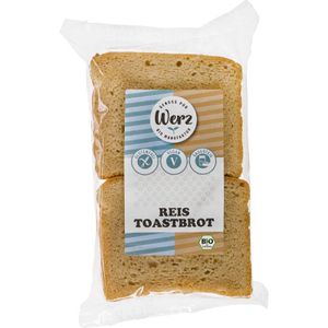 Werz Reis Toastbrot glutenfrei -- 250g x 4 - 4er Pack VPE
