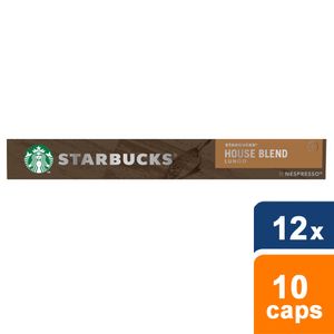 Starbucks® - House Blend by Nespresso® Medium Roast - 12x 10 Kapseln