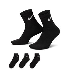 Nike Everyday Lightweight Ankle Trainingssocken (3 Paar) BLACK/WHITE XL