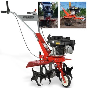 HECHT 746 R Motorhacke Benzin | 60cm Arbeitsbreite | 3,7 PS | 24 cm Arbeitstiefe | 24 Hackmesser