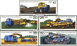 Briefmarken DDR 1977 Mi 2236-2240 (kompl.Ausgabe) gestempelt Moderne Technik in der Landwirtschaft