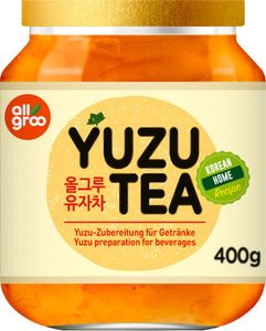 [ 400g ] ALLGROO Yuzu Tea Zubereitung für Tee und Erfrischungsgetränke mit 50% Yuzufrucht