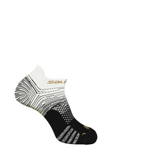 Salomon Sneakersocken running Predict Low DX+SX mit reflektierendem Garn schwarz-weiss 39-41