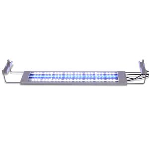 vidaXL Akváriové osvetlenie LED 50-60 cm Hliník IP67