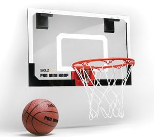 SKLZ Mini Basketball Indoor Korb mit Ball ideal für das Büro und Kinderzimmer (ca. 60 x 40cm)