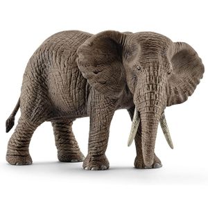 Schleich Wild Life - Afrikanischer Elefant weiblich, Figur für Kinder ab 3 Jahren