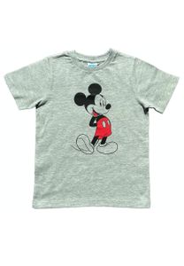 Mickey Mouse Kinder T-Shirt Grau, Größe Kids:122-128