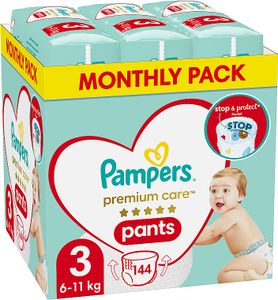 PAMPERS Premium Pants Windeln Gr. 3, 6-11kg, 144 Stück