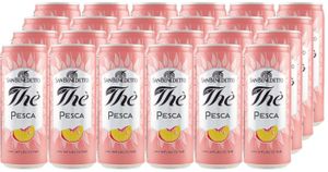 24 x San Benedetto Eistee Pfirsich der Pesca Dose 330 ml Tee der Erfrischende