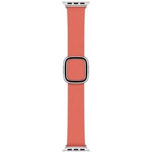 Apple Modernes Smartwatch-Lederarmband M 40mm für Apple Watch (zitruspink)