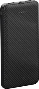 Powerbank 20000mAh mit 2-Port USB für alle USB-Ladegeräte Ultra Slim Carbon Black