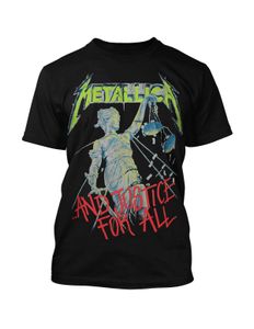 Metallica T-Shirt And Justice For All Original Officially Licensed Fanmerch