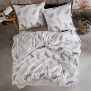 Nordqueen Ranforce Bettwäsche,100% Baumwolle Bettbezug aus Atmungsaktive, Angenehme Schlafkomfort -  ,Bettwäsche-Set mit Kissenbezug