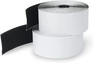 Klettband selbstklebend 50 mm / 5 m schwarz