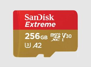SanDisk microSDXC          256GB Extreme A2 C10 V30 UHS-I U3