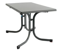 MFG Boulevard-Klapptisch 110x70 cm, Gestell: anthrazit, Plattendekor: schiefer