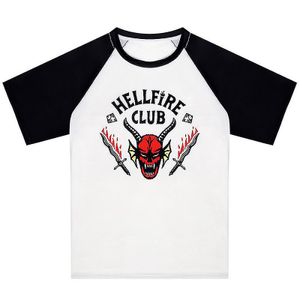 Stranger Things 4 Hellfire Club T-Shirt Cosplay Halloween Kostš¹mM