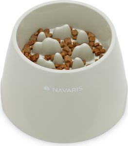 Navaris Anti Schling Napf Hund Katze erhöht - Hundenapf Antischlingnapf Hunde - Fressnapf Katze Futternapf Hund - Slow Feeder Fressnapf Hund -