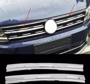 Edelstahl Chrome Frontgrill Leistenabdeckung Blende  Geeignet Für VW Tiguan 2 AD1