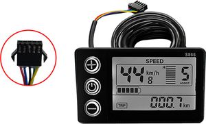 Elektrofahrrad 24V/36V/48V SM-Stecker LCD-Display fš¹r E-Bike Elektroroller